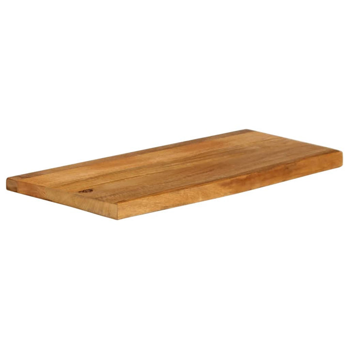 Tafelblad met natuurlijke rand 90x30x2,5 cm massief mangohout