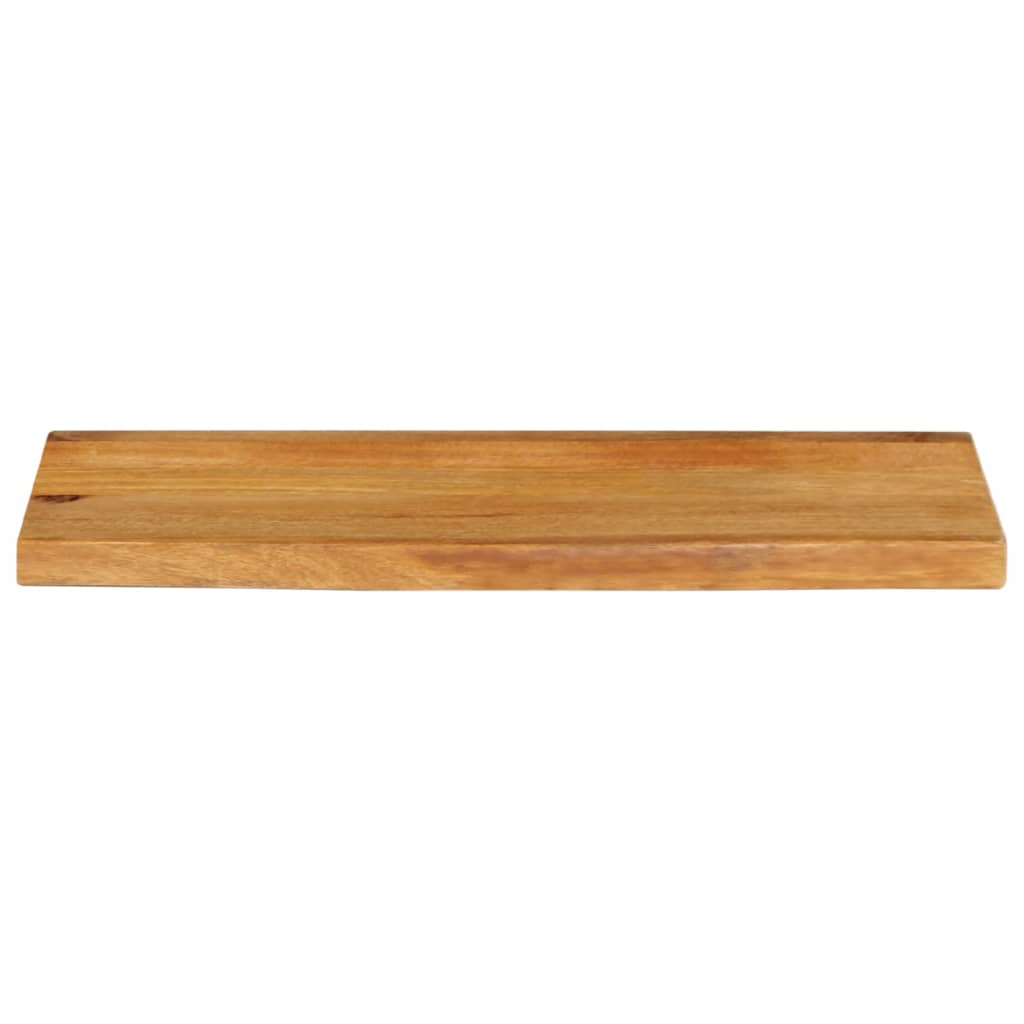 Tafelblad met natuurlijke rand 90x30x2,5 cm massief mangohout