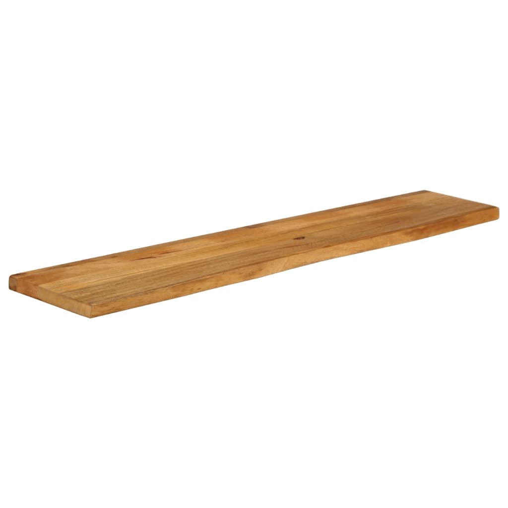 Tafelblad met natuurlijke rand 160x40x2,5 cm massief mangohout