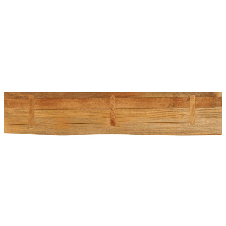 Tafelblad met natuurlijke rand 160x40x2,5 cm massief mangohout