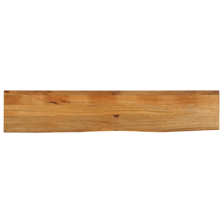 Tafelblad met natuurlijke rand 180x40x2,5 cm massief mangohout