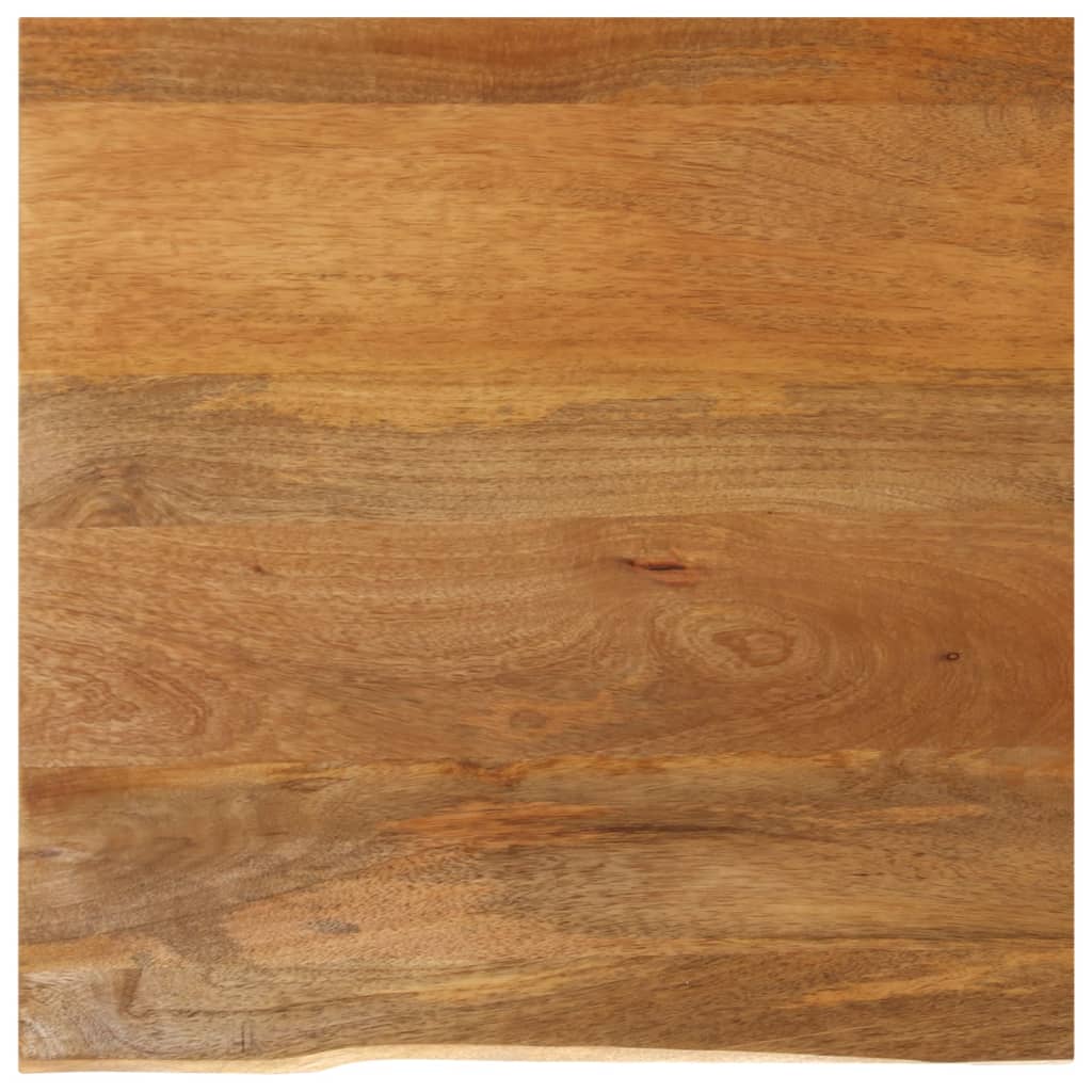 Tafelblad met natuurlijke rand 60x60x2,5 cm massief mangohout