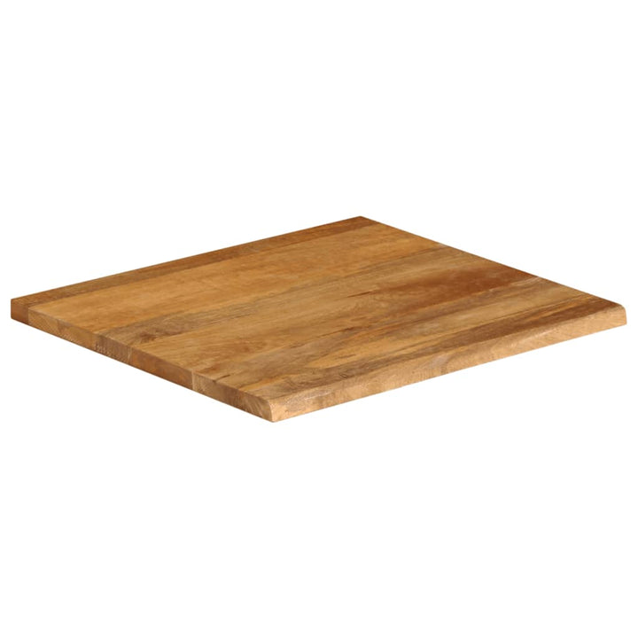 Tafelblad met natuurlijke rand 60x60x2,5 cm massief mangohout