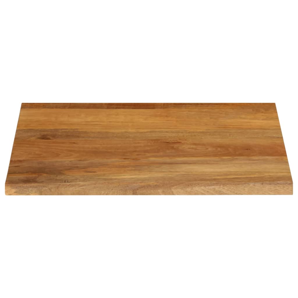 Tafelblad met natuurlijke rand 60x60x2,5 cm massief mangohout