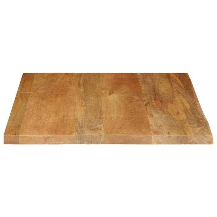 Tafelblad met natuurlijke rand 60x60x2,5 cm massief mangohout