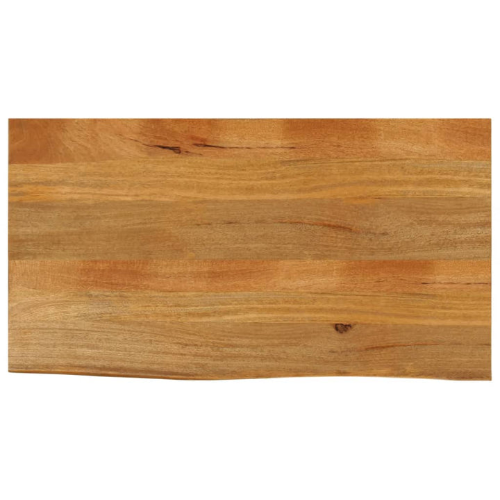 Tafelblad met natuurlijke rand 110x60x2,5 cm massief mangohout