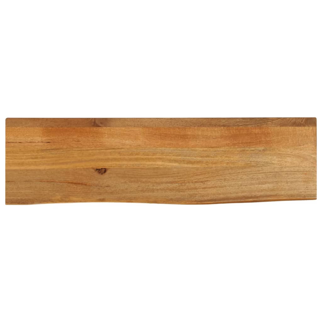 Tafelblad met natuurlijke rand 110x20x3,8 cm massief mangohout