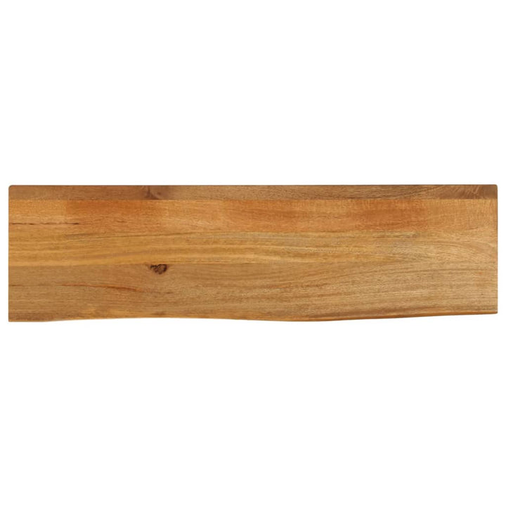 Tafelblad met natuurlijke rand 110x20x3,8 cm massief mangohout