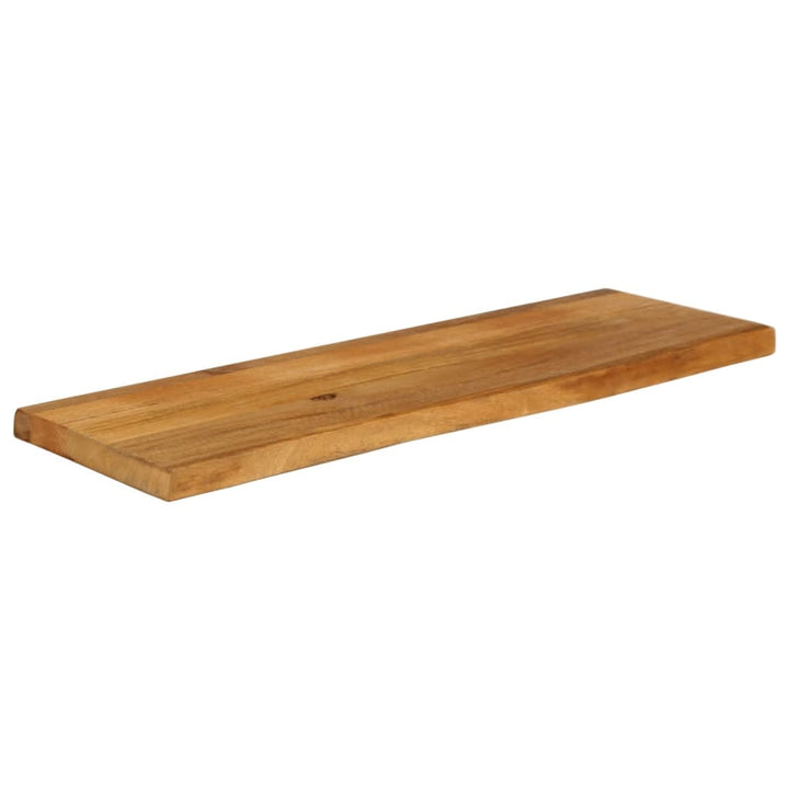 Tafelblad met natuurlijke rand 110x20x3,8 cm massief mangohout