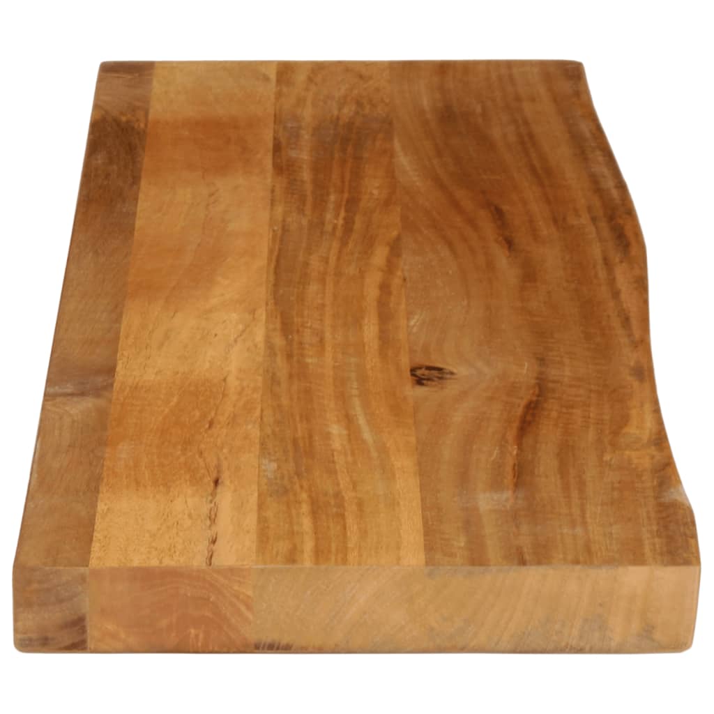 Tafelblad met natuurlijke rand 110x20x3,8 cm massief mangohout