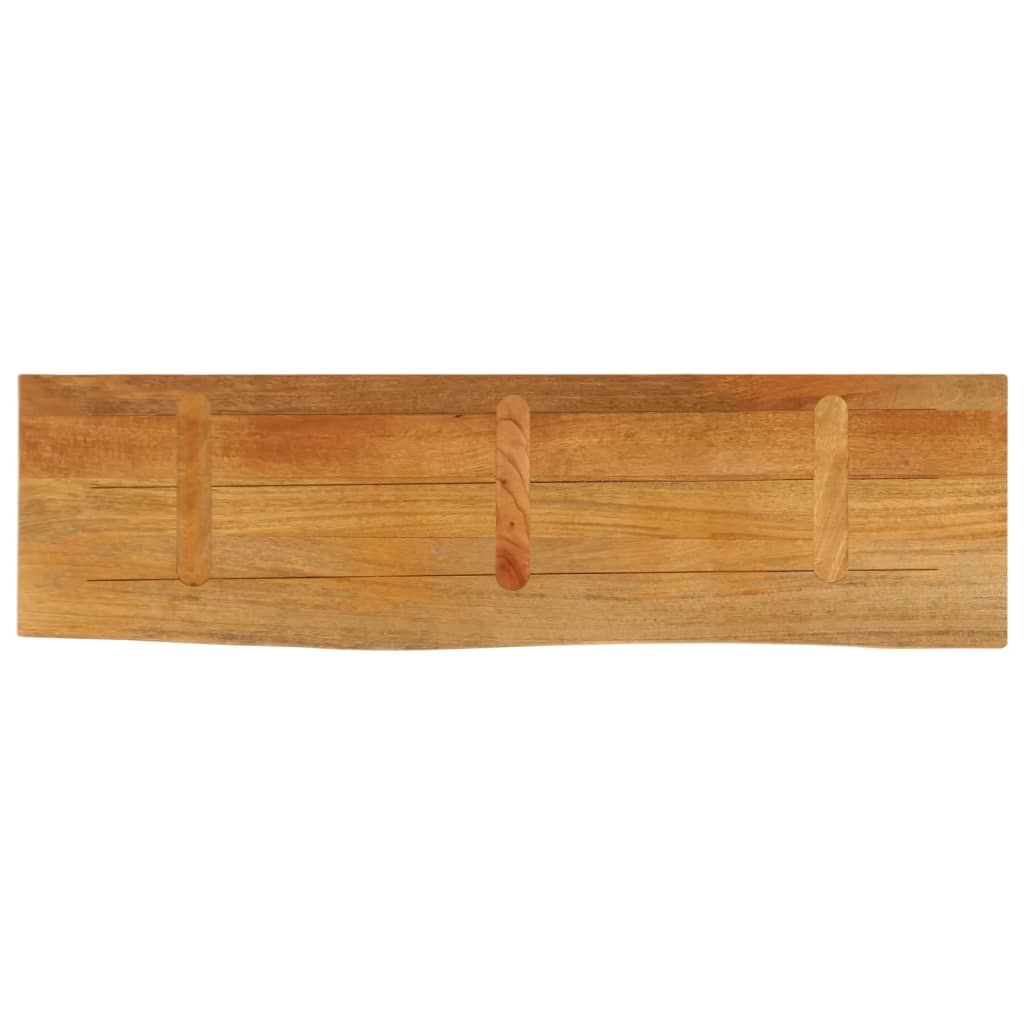 Tafelblad met natuurlijke rand 110x20x3,8 cm massief mangohout