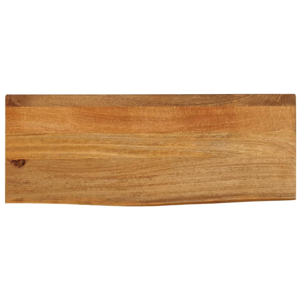 Tafelblad met natuurlijke rand 80x40x3,8 cm massief mangohout