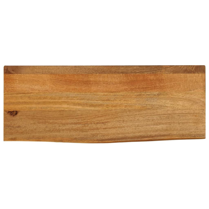 Tafelblad met natuurlijke rand 80x40x3,8 cm massief mangohout