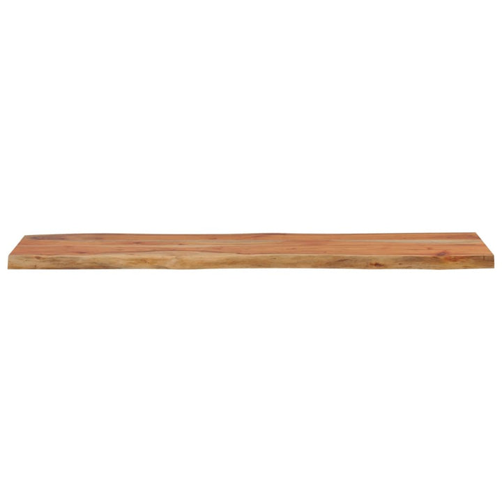 Tafelblad rechthoekig natuurlijke rand 120x40x2,5 cm acaciahout