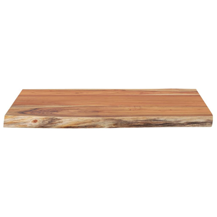 Tafelblad rechthoekig natuurlijke rand 70x60x2,5 cm acaciahout