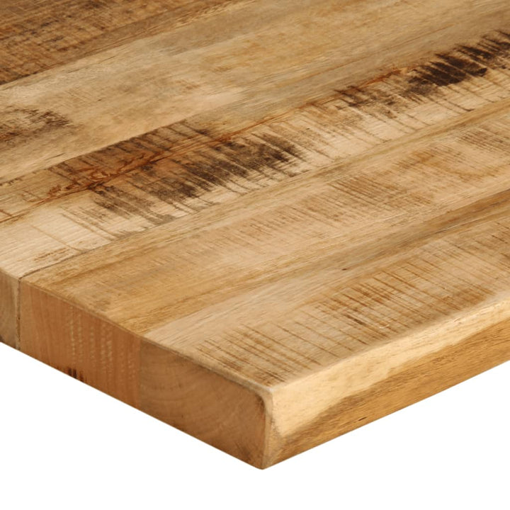 Tafelblad met natuurlijke rand 40x40x2,5 cm massief mangohout