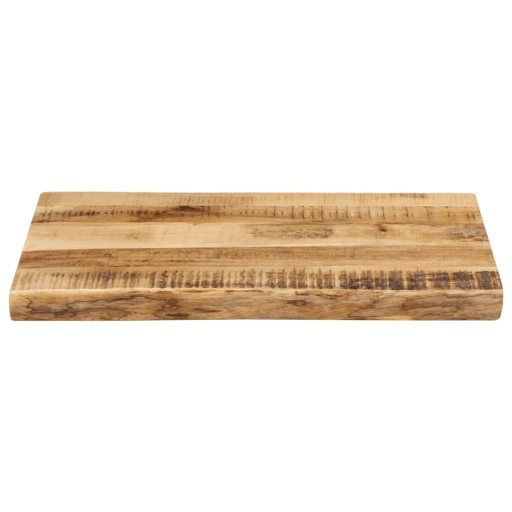 Tafelblad met natuurlijke rand 60x40x2,5 cm massief mangohout