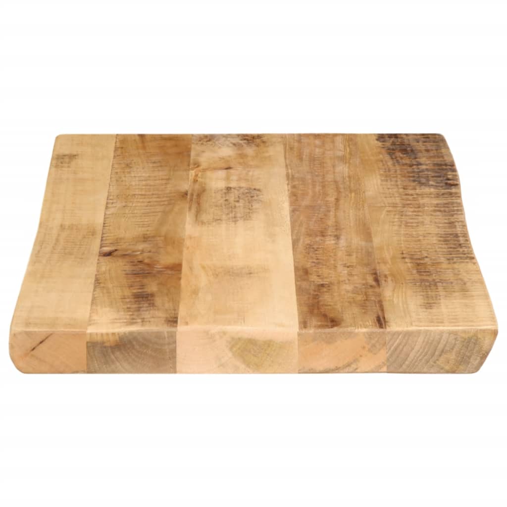 Tafelblad met natuurlijke rand 60x40x2,5 cm massief mangohout