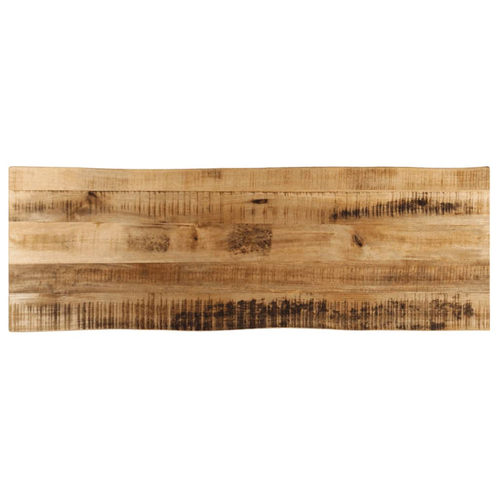 Tafelblad met natuurlijke rand 110x40x2,5 cm massief mangohout