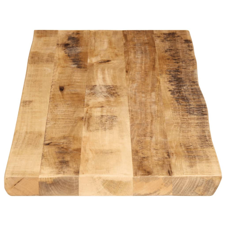 Tafelblad met natuurlijke rand 110x40x2,5 cm massief mangohout