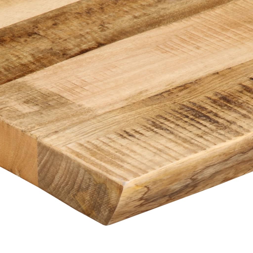 Tafelblad met natuurlijke rand 140x40x2,5 cm massief mangohout