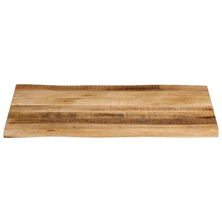 Tafelblad met natuurlijke rand 80x60x2,5 cm massief mangohout