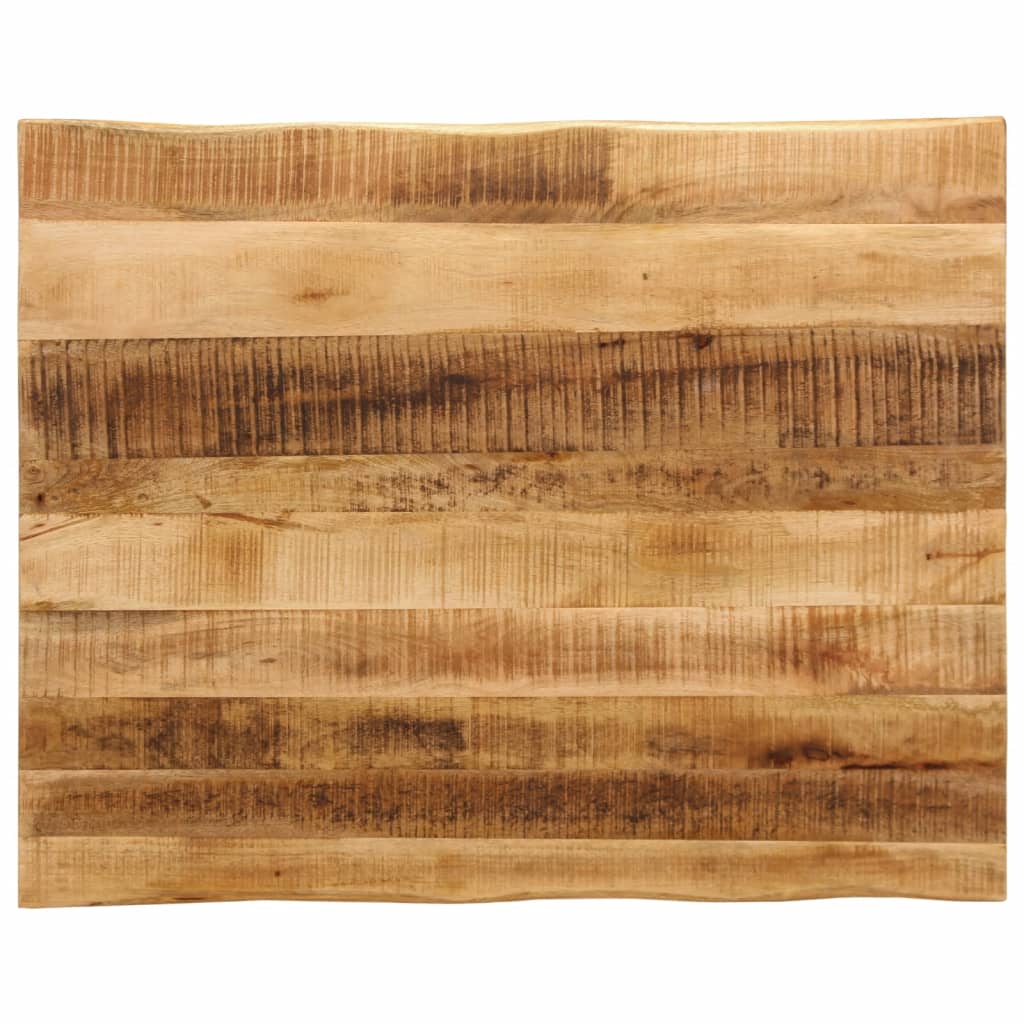 Tafelblad met natuurlijke rand 110x80x2,5 cm massief mangohout