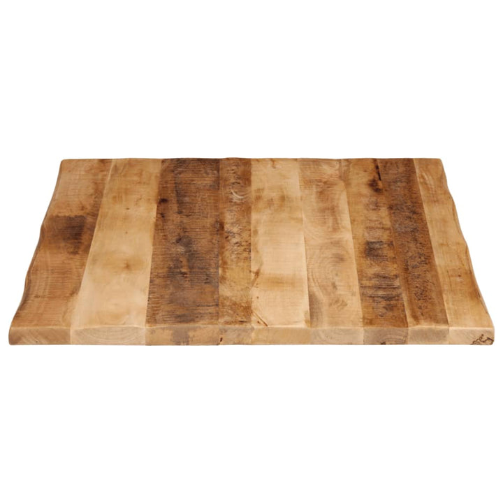 Tafelblad met natuurlijke rand 110x80x2,5 cm massief mangohout