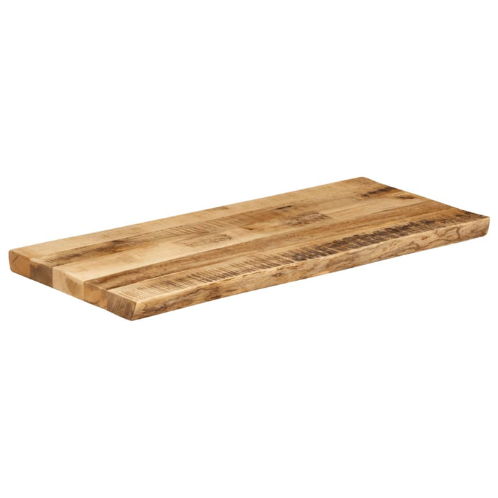 Tafelblad met natuurlijke rand 80x40x3,8 cm massief mangohout