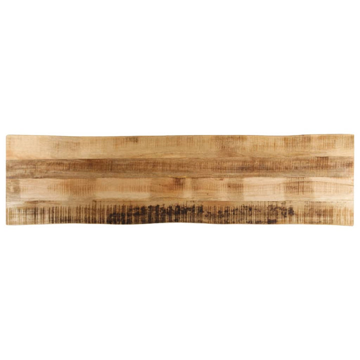 Tafelblad met natuurlijke rand 160x40x3,8 cm massief mangohout