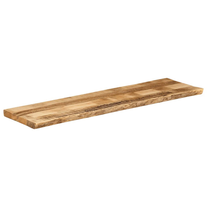 Tafelblad met natuurlijke rand 160x40x3,8 cm massief mangohout