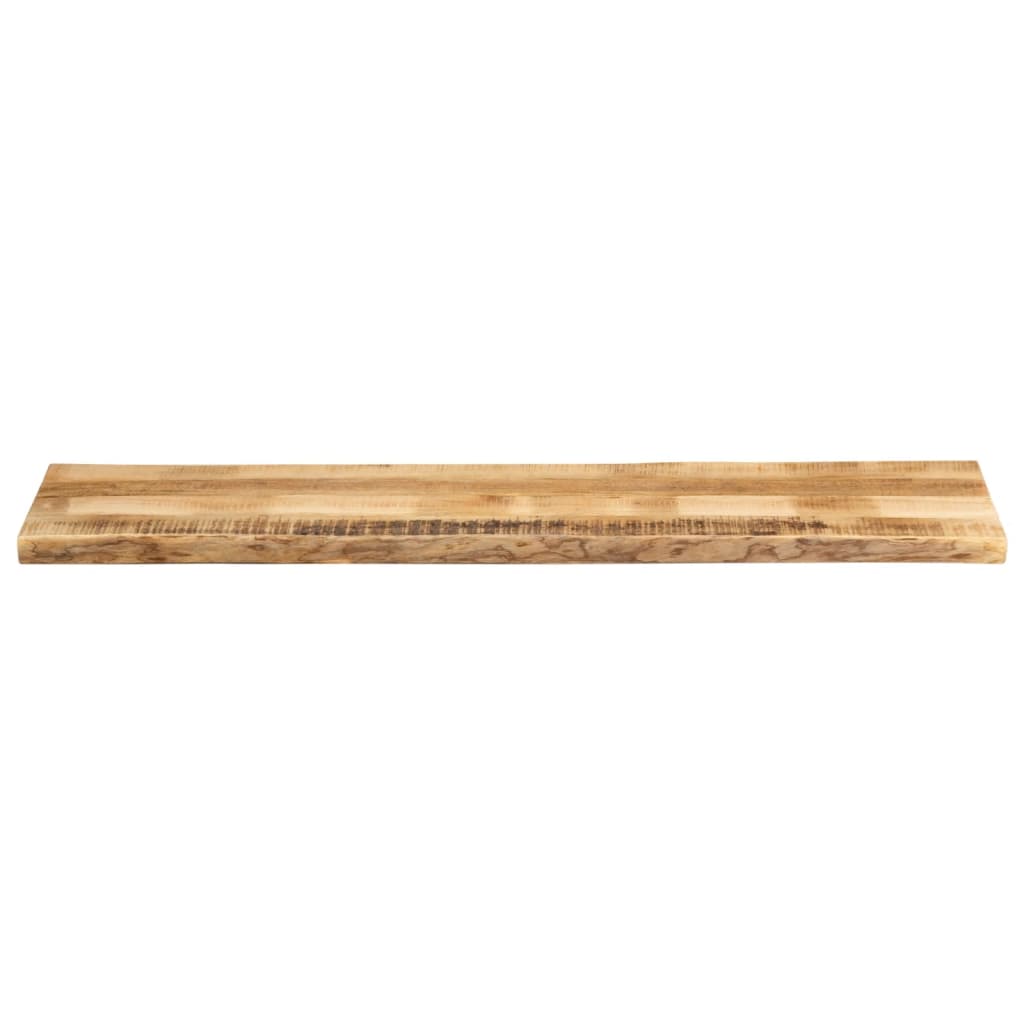 Tafelblad met natuurlijke rand 160x40x3,8 cm massief mangohout