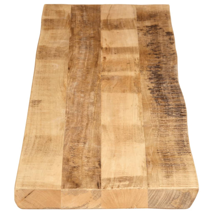 Tafelblad met natuurlijke rand 160x40x3,8 cm massief mangohout