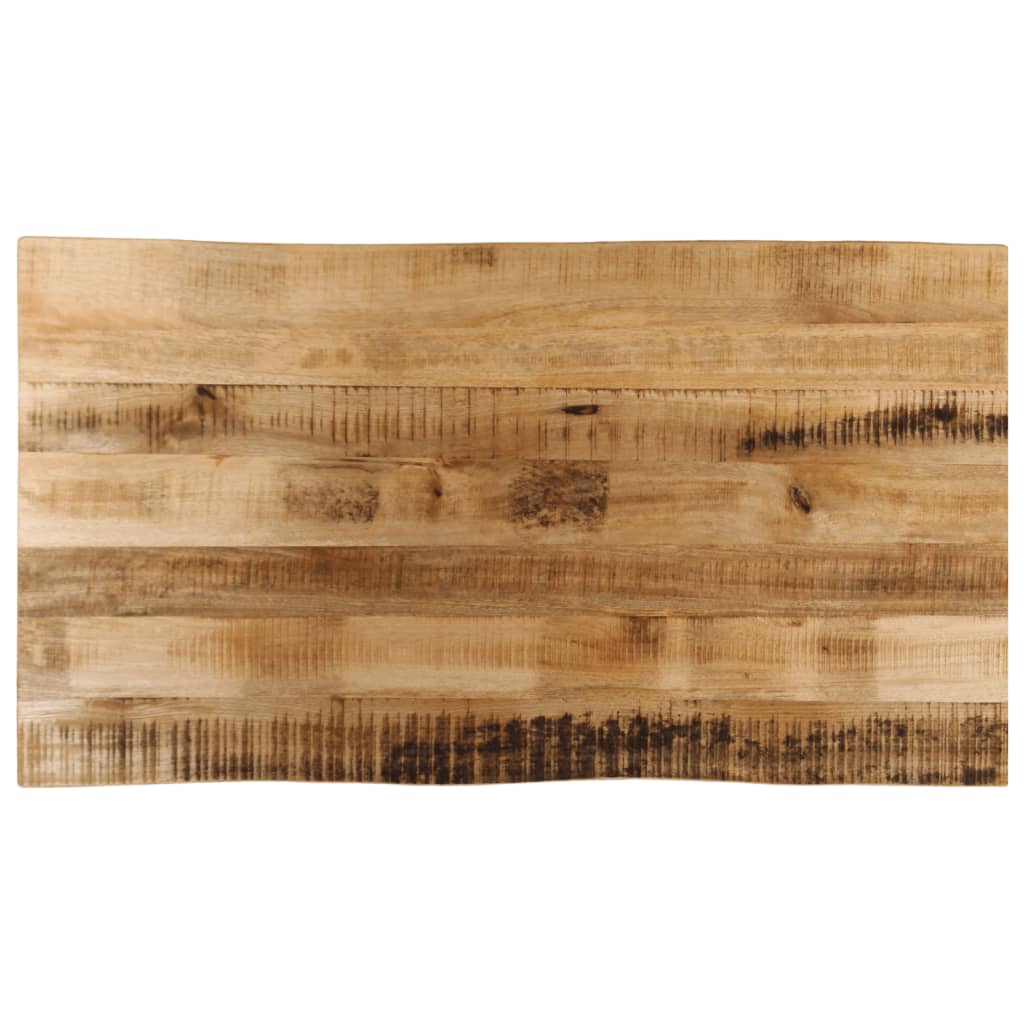 Tafelblad met natuurlijke rand 100x60x3,8 cm massief mangohout