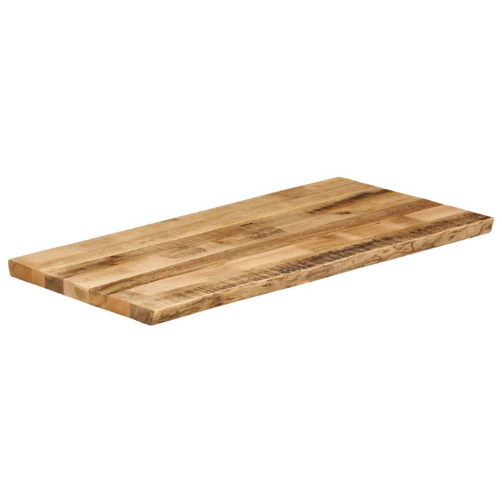 Tafelblad met natuurlijke rand 100x60x3,8 cm massief mangohout