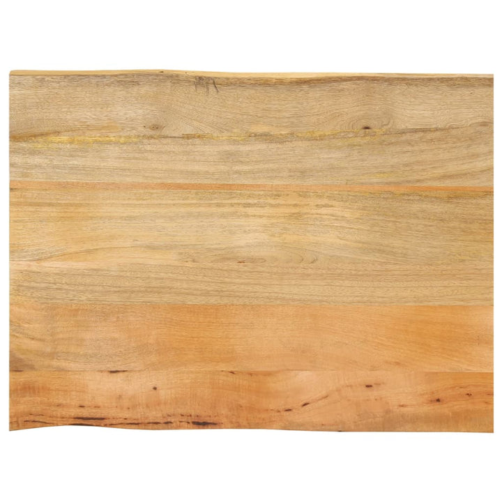 Tafelblad met natuurlijke rand 70x60x2,5 cm massief mangohout