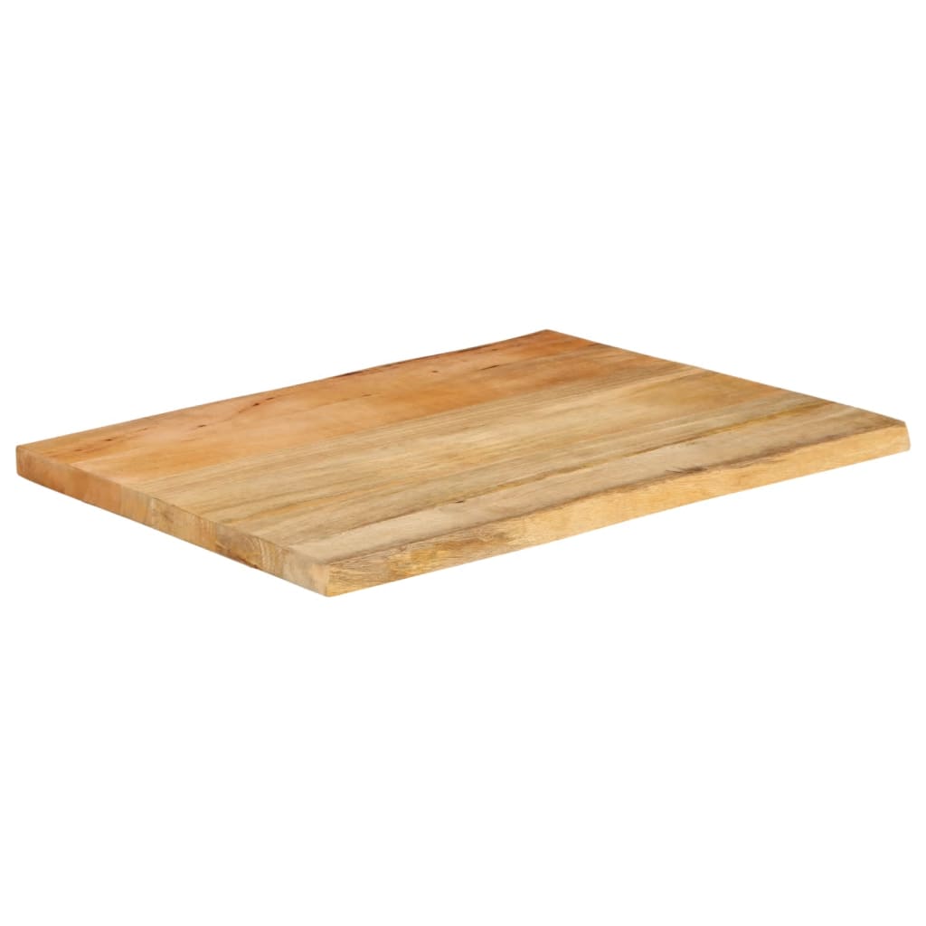 Tafelblad met natuurlijke rand 70x60x2,5 cm massief mangohout