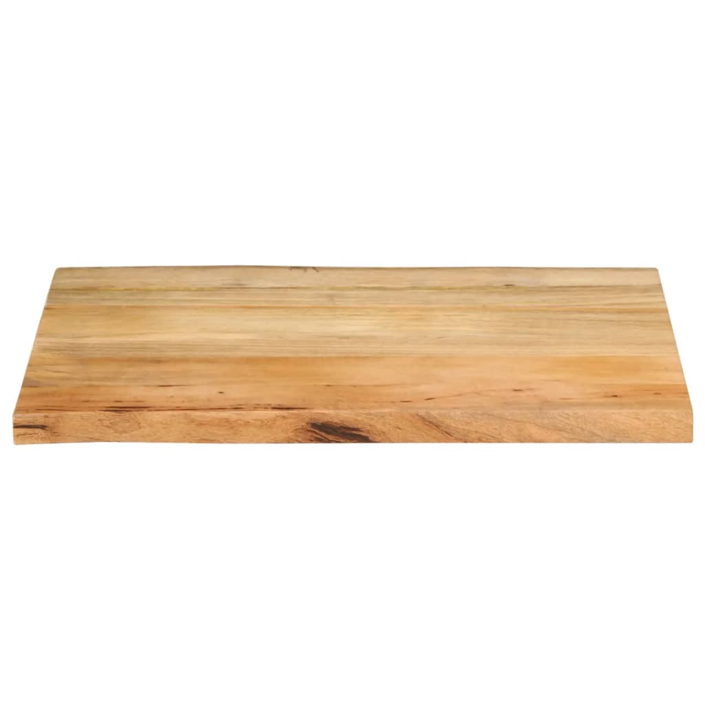 Tafelblad met natuurlijke rand 70x60x2,5 cm massief mangohout