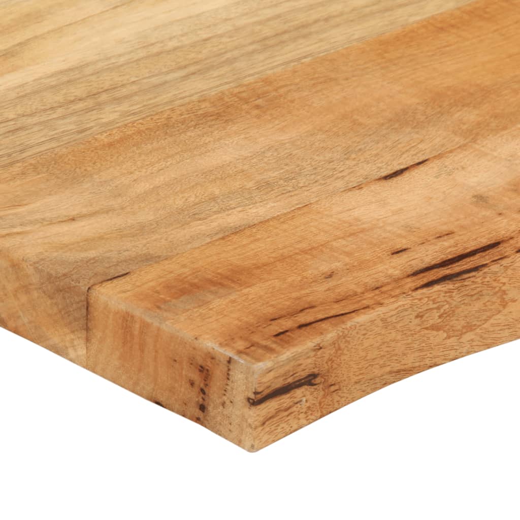 Tafelblad met natuurlijke rand 70x60x2,5 cm massief mangohout