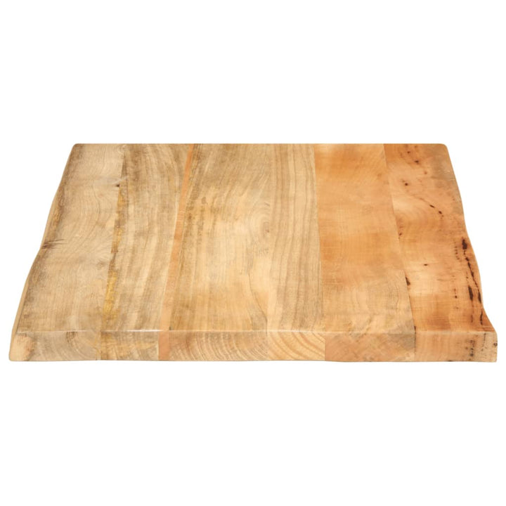 Tafelblad met natuurlijke rand 80x60x2,5 cm massief mangohout