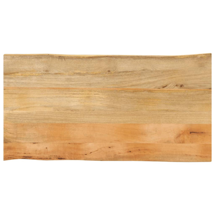 Tafelblad met natuurlijke rand 110x60x2,5 cm massief mangohout