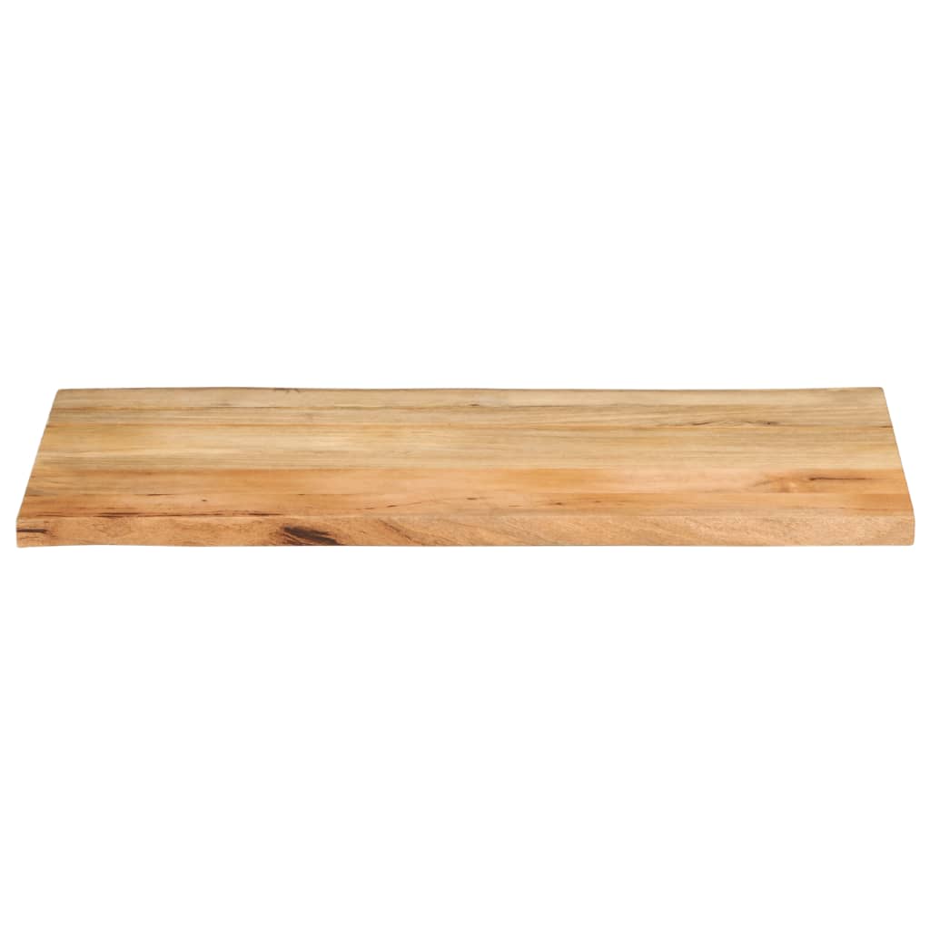 Tafelblad met natuurlijke rand 110x60x2,5 cm massief mangohout