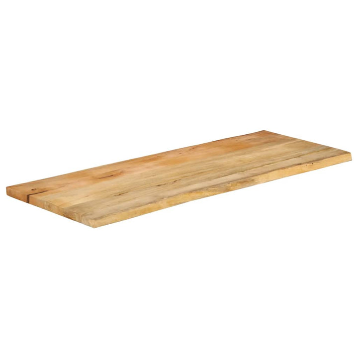 Tafelblad met natuurlijke rand 140x60x2,5 cm massief mangohout