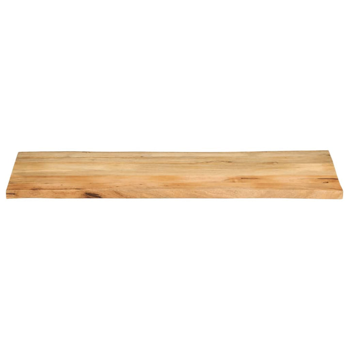 Tafelblad met natuurlijke rand 140x60x2,5 cm massief mangohout