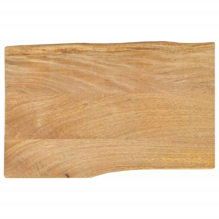 Tafelblad met natuurlijke rand 50x40x3,8 cm massief mangohout