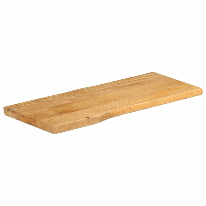 Tafelblad met natuurlijke rand 80x40x3,8 cm massief mangohout