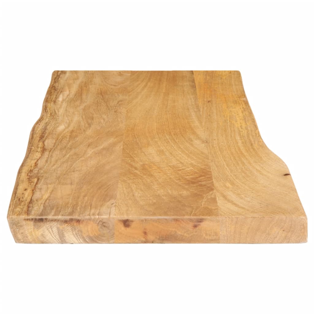 Tafelblad met natuurlijke rand 80x40x3,8 cm massief mangohout