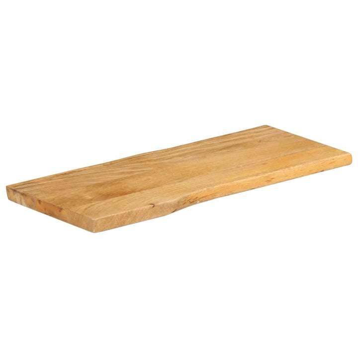 Tafelblad met natuurlijke rand 90x40x3,8 cm massief mangohout