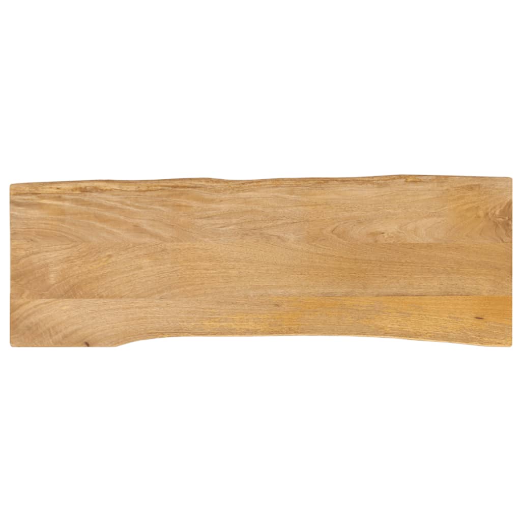 Tafelblad met natuurlijke rand 110x40x3,8 cm massief mangohout