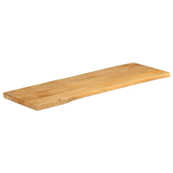 Tafelblad met natuurlijke rand 110x40x3,8 cm massief mangohout